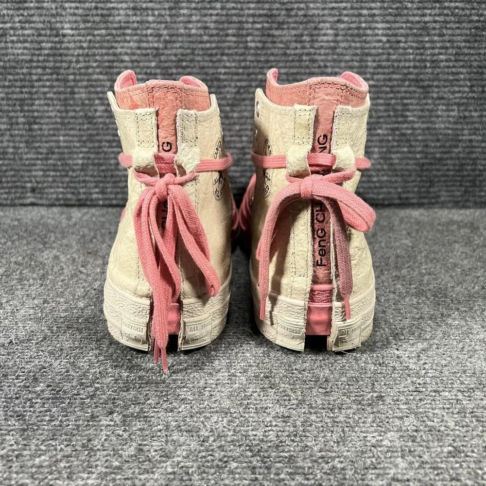 Converse Chuck Taylor Feng Chen Wang Shoes Mens Size 10.5‎ Pink Leather High Top
